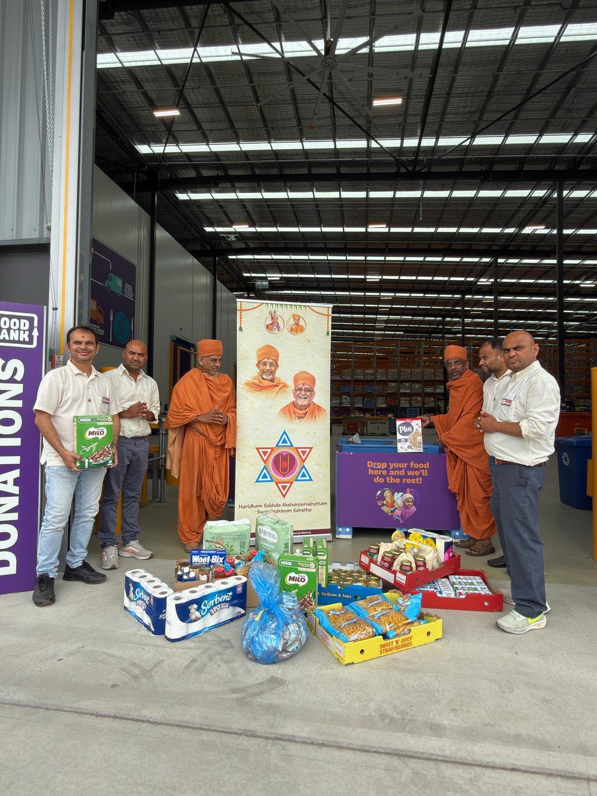 HSAPSS Australia Food Bank donation